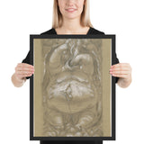 Gluttony by Paul Cadmus, Framed poster