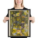 The End of the Last Act of a DramaA4 by Paul Klee, Framed poster