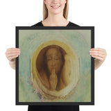 Silence by Odilon Redon, Framed poster