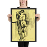 Standing Woman seen from Behind by Henri Matisse, Framed poster