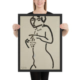 The Necklace by Henri Matisse, Framed poster