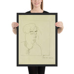 Yvonne Landsberg by Henri Matisse, Framed poster