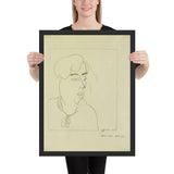 Yvonne Landsberg by Henri Matisse, Framed poster