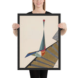 The Infinite Staircase by Jean Crotti, Framed poster