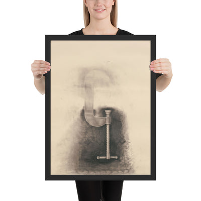 Untitled from Untitled Tool Series by Jim Dine, Framed poster