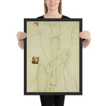 Drawing - Collage by Joan Miró, Framed poster