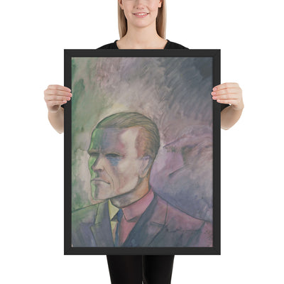 Self-Portrait by Otto Dix, Framed poster