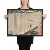 Jetty by Peter Doig, Framed poster