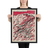 No Title by Raymond Pettibon, Framed poster