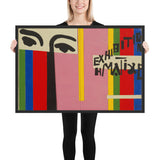 Design for cover of Exhibition H. Matisse by Henri Matisse, Framed poster