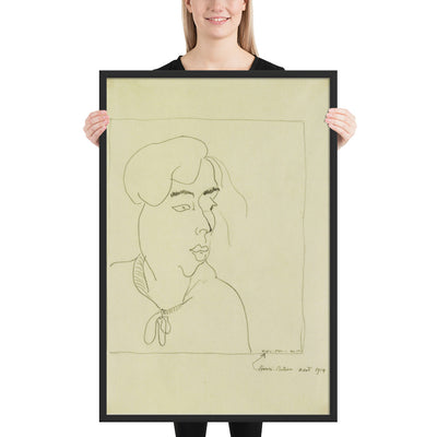 Yvonne Landsberg by Henri Matisse, Framed poster