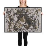 Untitled by Jackson Pollock, Framed poster