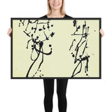 Untitled by Jackson Pollock, Framed poster