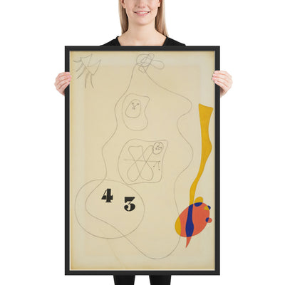 Untitled by Joan Miró, Framed poster