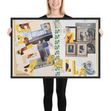 Balla Balla by Martin Kippenberger, Framed poster