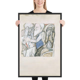 The Return of the Prodigal Son by Max Beckmann, Framed poster