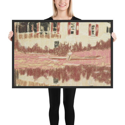 Camp Forestia by Peter Doig, Framed poster