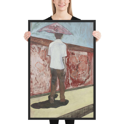 Lapeyrouse Wall by Peter Doig, Framed poster