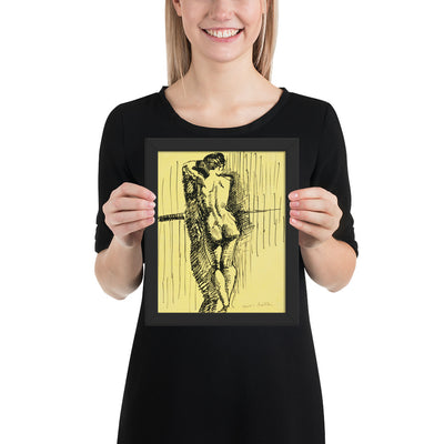 Standing Woman seen from Behind by Henri Matisse, Framed poster