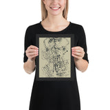 Corps de Dame by Jean Dubuffet, Framed poster