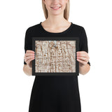 Facade by Jean Dubuffet, Framed poster