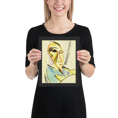 Head of the Medical Student by Pablo Picasso, Framed poster