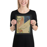 Portrait of Jacob Meyer de Haan by Paul Gauguin, Framed poster