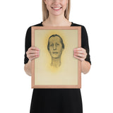 Portrait of Dorothy Schubart by Georgia O'Keeffe, Framed poster