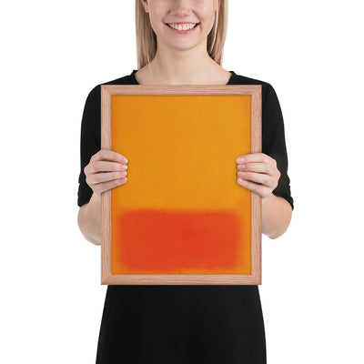 Untitled by Mark Rothko, Framed poster