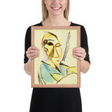 Head of the Medical Student by Pablo Picasso, Framed poster