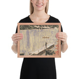 Jetty by Peter Doig, Framed poster