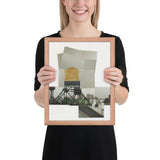 Drawing for Water Tower, V by Rachel Whiteread, Framed poster