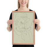 Self-Portrait by Henri Matisse, Framed poster