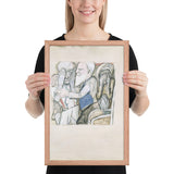 The Return of the Prodigal Son by Max Beckmann, Framed poster