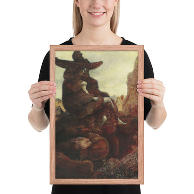 Alice in 1941 by Max Ernst, Framed poster