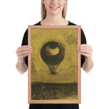 Eye-Balloon by Odilon Redon, Framed poster