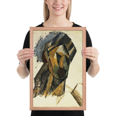 Head of a Woman by Pablo Picasso, Framed poster