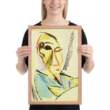 Head of the Medical Student by Pablo Picasso, Framed poster