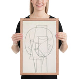 Head by Pablo Picasso, Framed poster