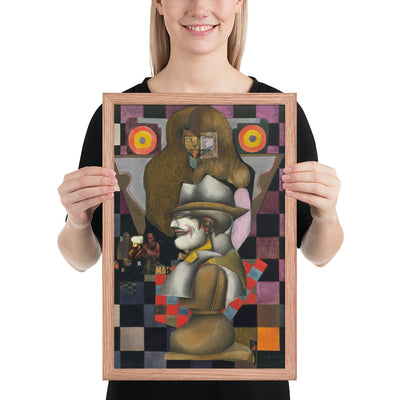 Checkmate by Richard Lindner , Framed poster