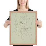 Self-Portrait by Henri Matisse, Framed poster