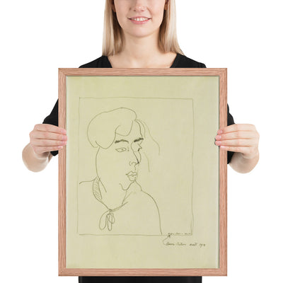 Yvonne Landsberg by Henri Matisse, Framed poster