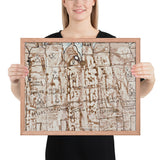 Facade by Jean Dubuffet, Framed poster