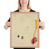 Untitled by Joan Miró, Framed poster