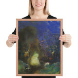 Roger and Angelica by Odilon Redon, Framed poster