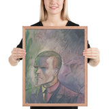 Self-Portrait by Otto Dix, Framed poster