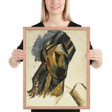 Head of a Woman by Pablo Picasso, Framed poster