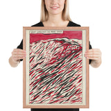 No Title by Raymond Pettibon, Framed poster