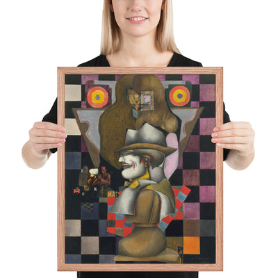 Checkmate by Richard Lindner , Framed poster