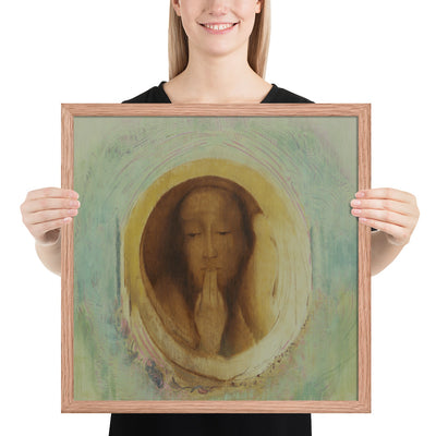 Silence by Odilon Redon, Framed poster